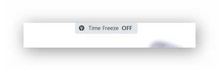 панель Toolwiz Time Freeze