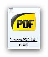 инсталлятор SumatraPdf