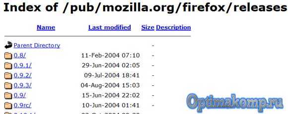 сервер Mozilla Firefox