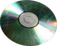 поцарапанный диск